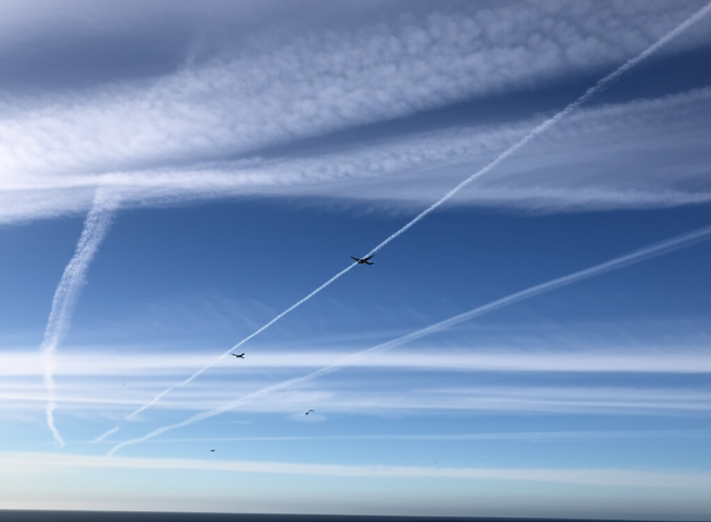 Chemtrails in the sky